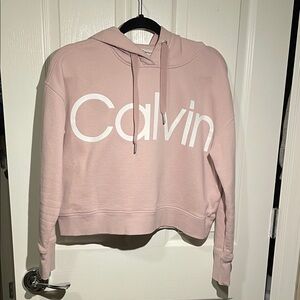 Calvin Klein Women's Light Pink Hoodie